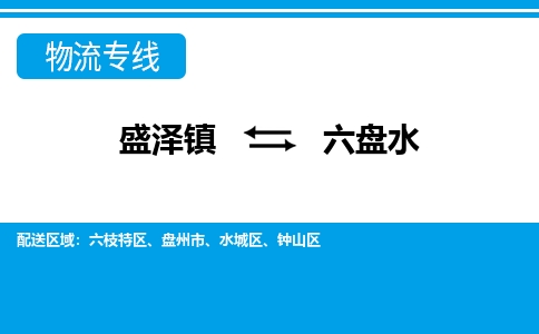 盛泽镇到六盘水物流公司|盛泽镇至六盘水货运专线