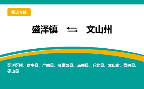 盛泽镇到文山州物流公司|盛泽镇至文山州货运专线