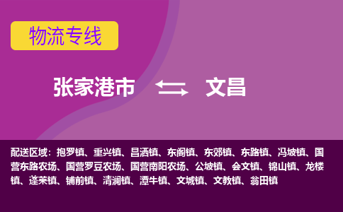 张家港市到文昌物流专线-张家港市至文昌货运公司-为您打造定制化的货运方案