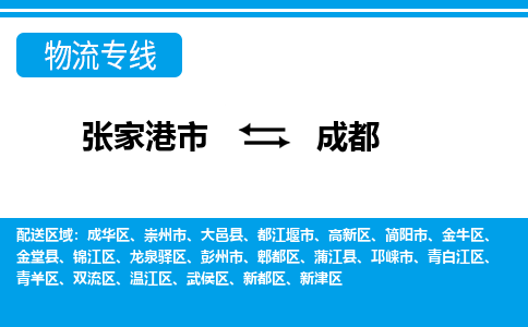 张家港市到成都物流专线-张家港市至成都货运公司-为您打造定制化的货运方案