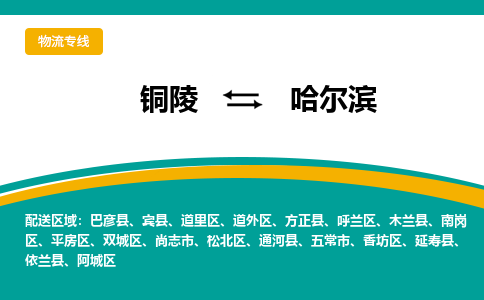 铜陵到哈尔滨物流公司-助您一骑绝尘-铜陵至哈尔滨货运专线